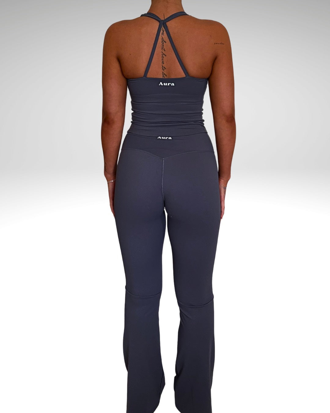 Grey Flared Set