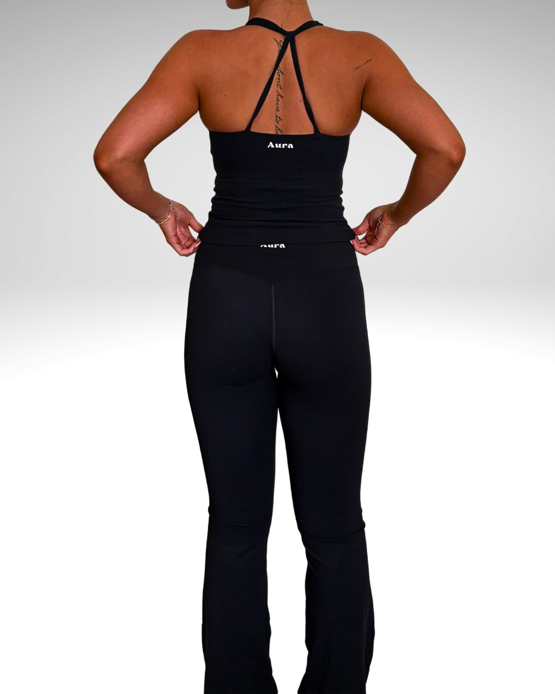 Black Flared Set