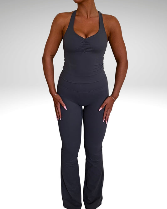 Grey Flared Set